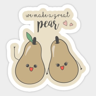 We make a good pear Sticker